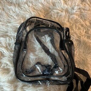 Mini clear backpack
